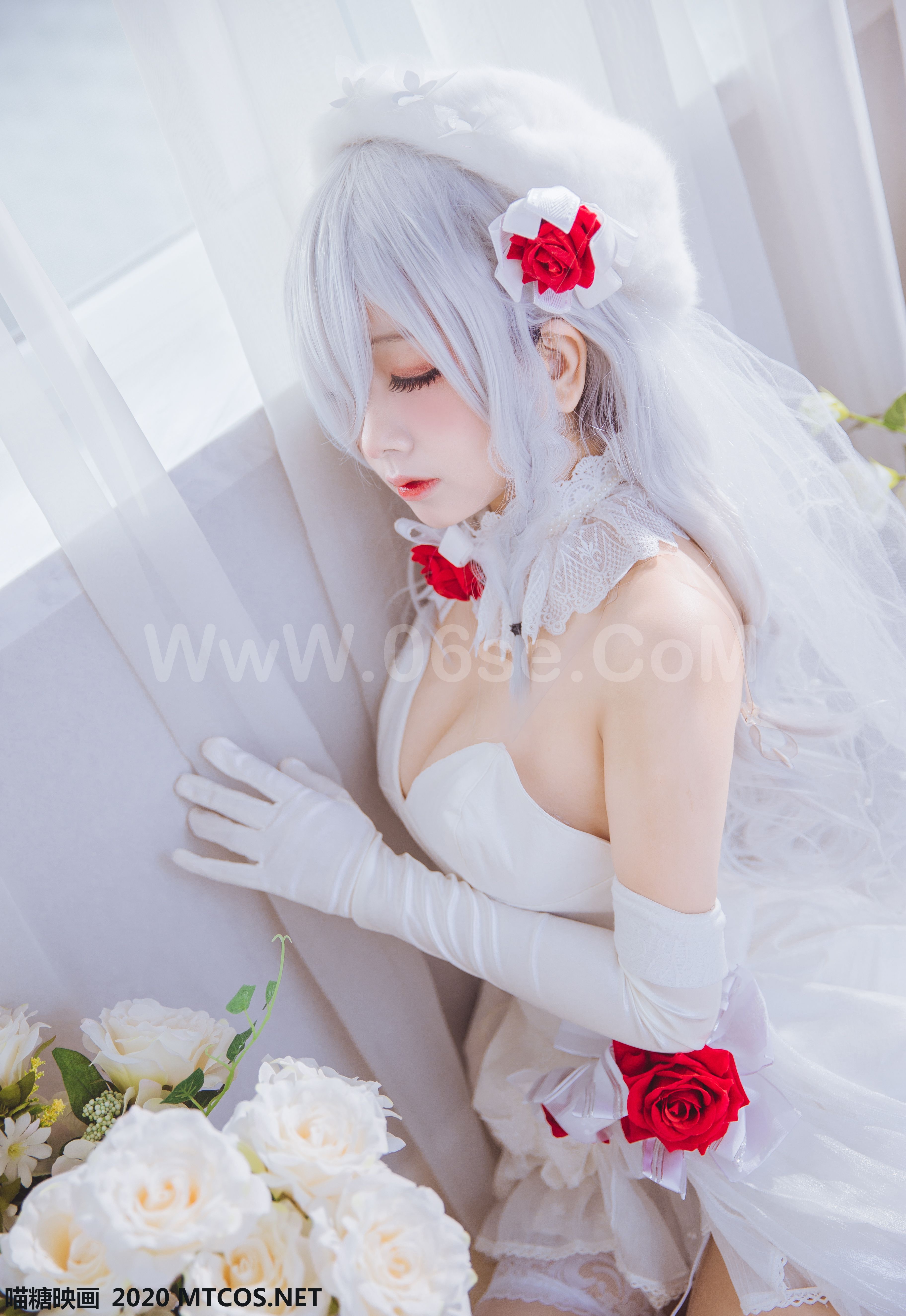 图片[22]-[MTCos] 喵糖映画 Vol.123 花嫁COS-六色网