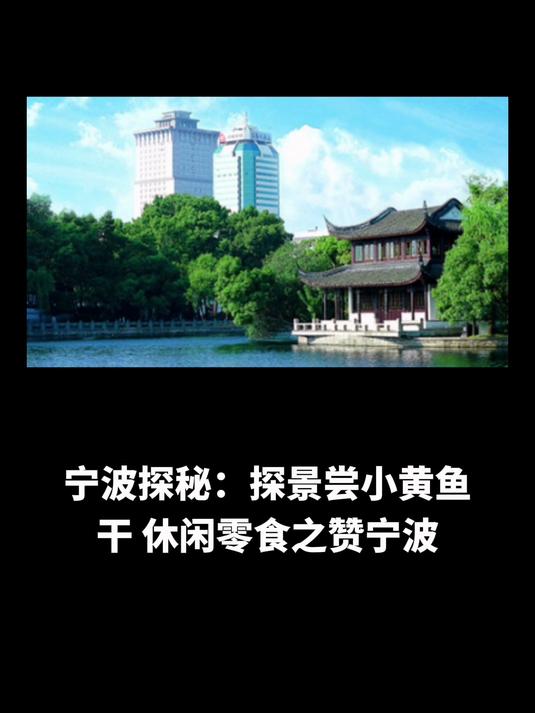 “宁波探秘:探景尝小黄鱼干,休闲零食之赞”