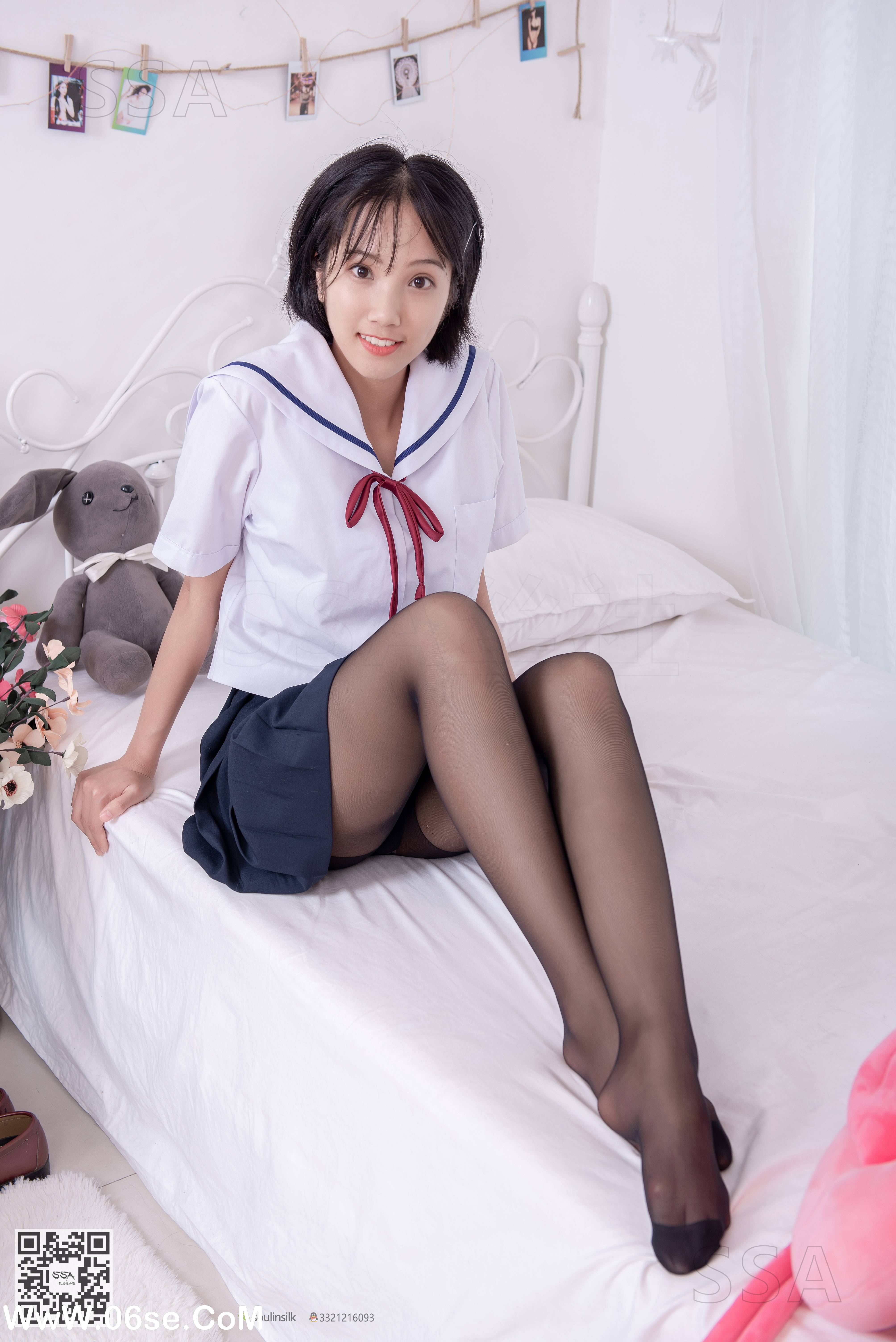 图片[105]-[SSA丝社] NO.169 小佩 JK制服黑丝[148P1.68G]-六色网