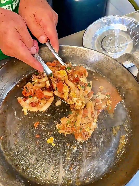 牛肉炒年糕！