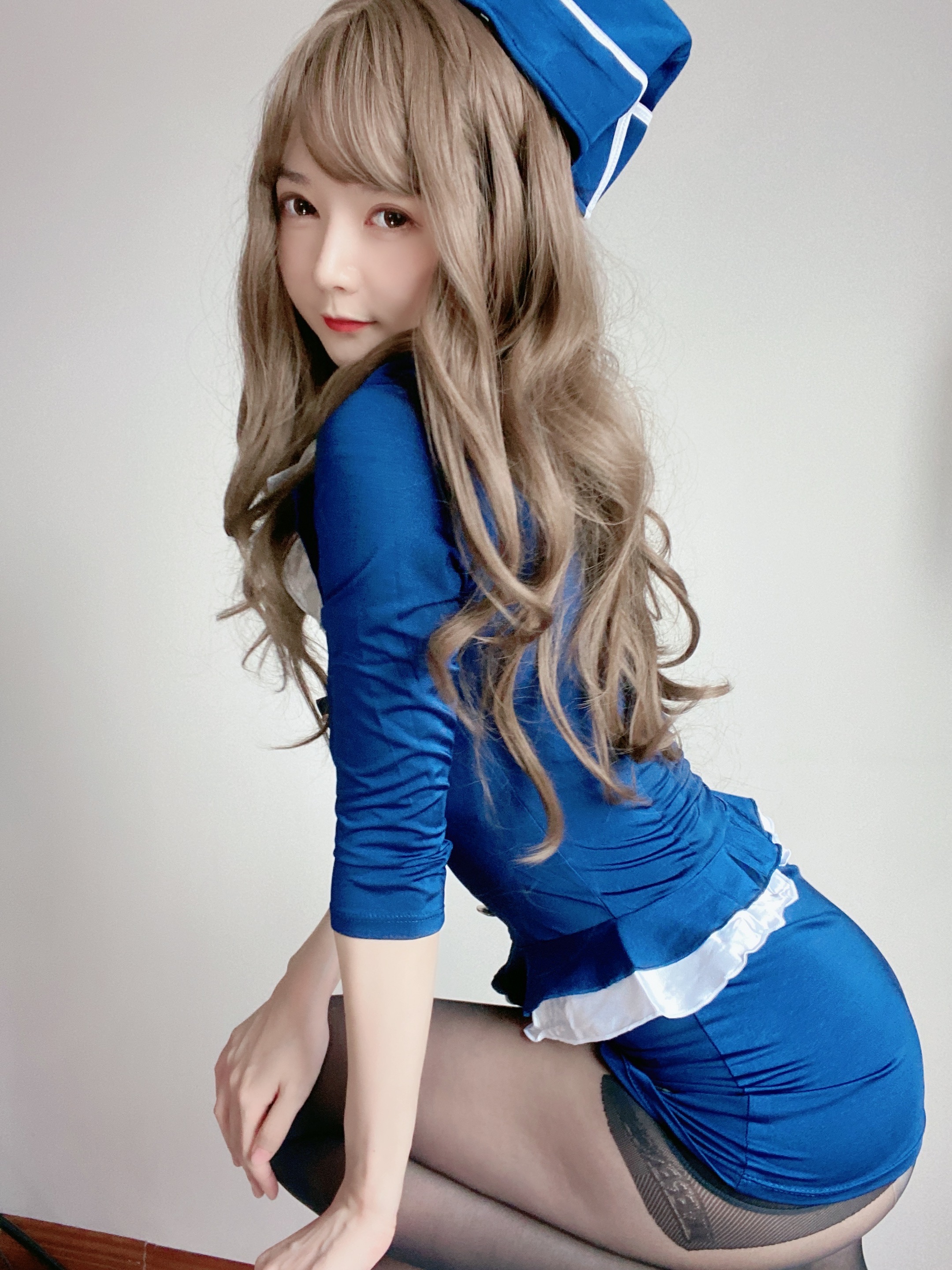 图片[12]-51酱 NO.007 — 蓝色制服装[35P+3V115M]-六色网