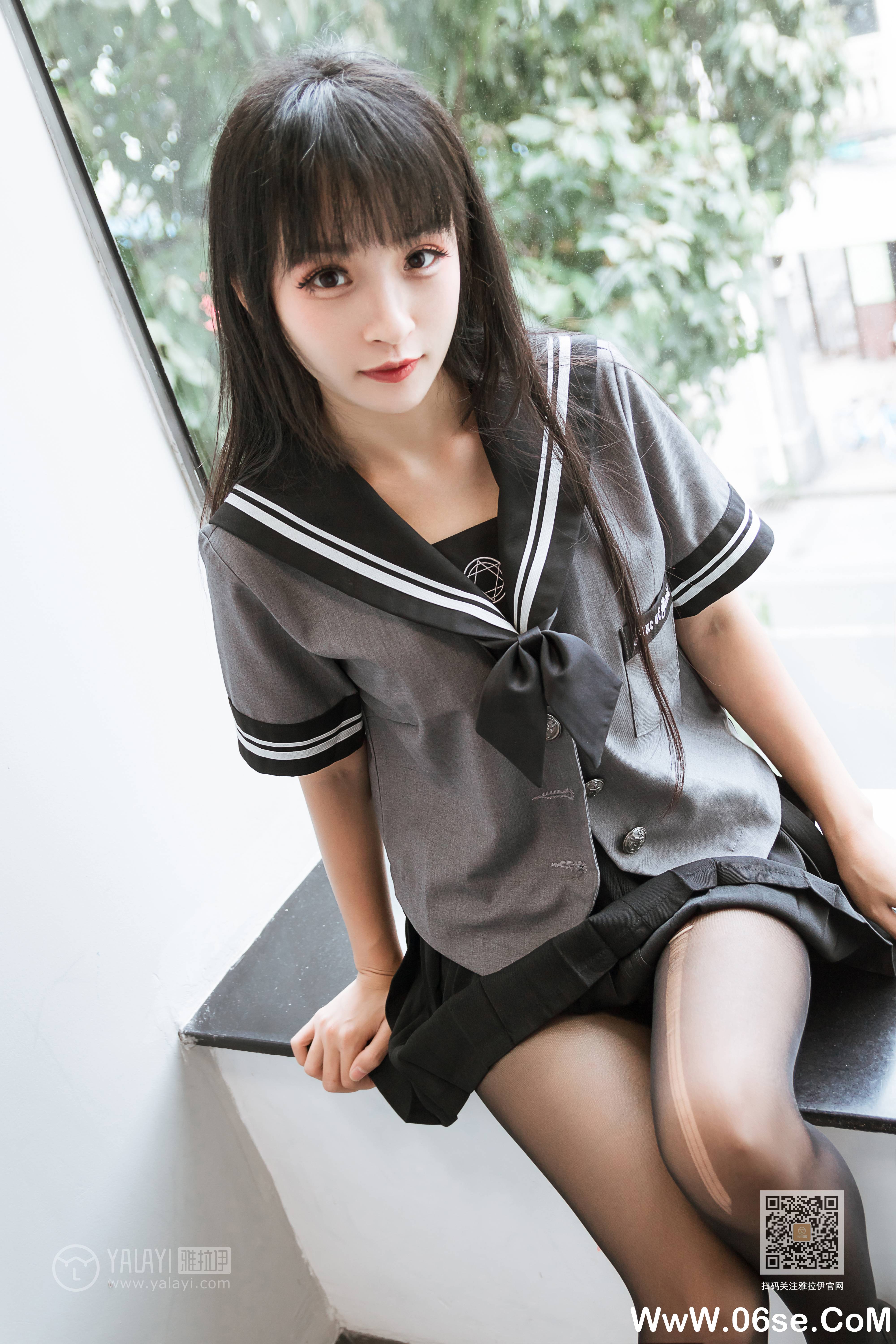 图片[20]-[YALAYI雅拉伊] 2020.04.10 NO.600 艾丽《疯狂的jk学妹》[42P+1P379M]-六色网