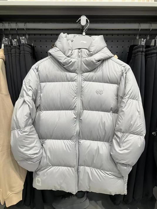 李宁中国色丨短款火锅羽绒服鸭绒开衫连帽百搭运动服