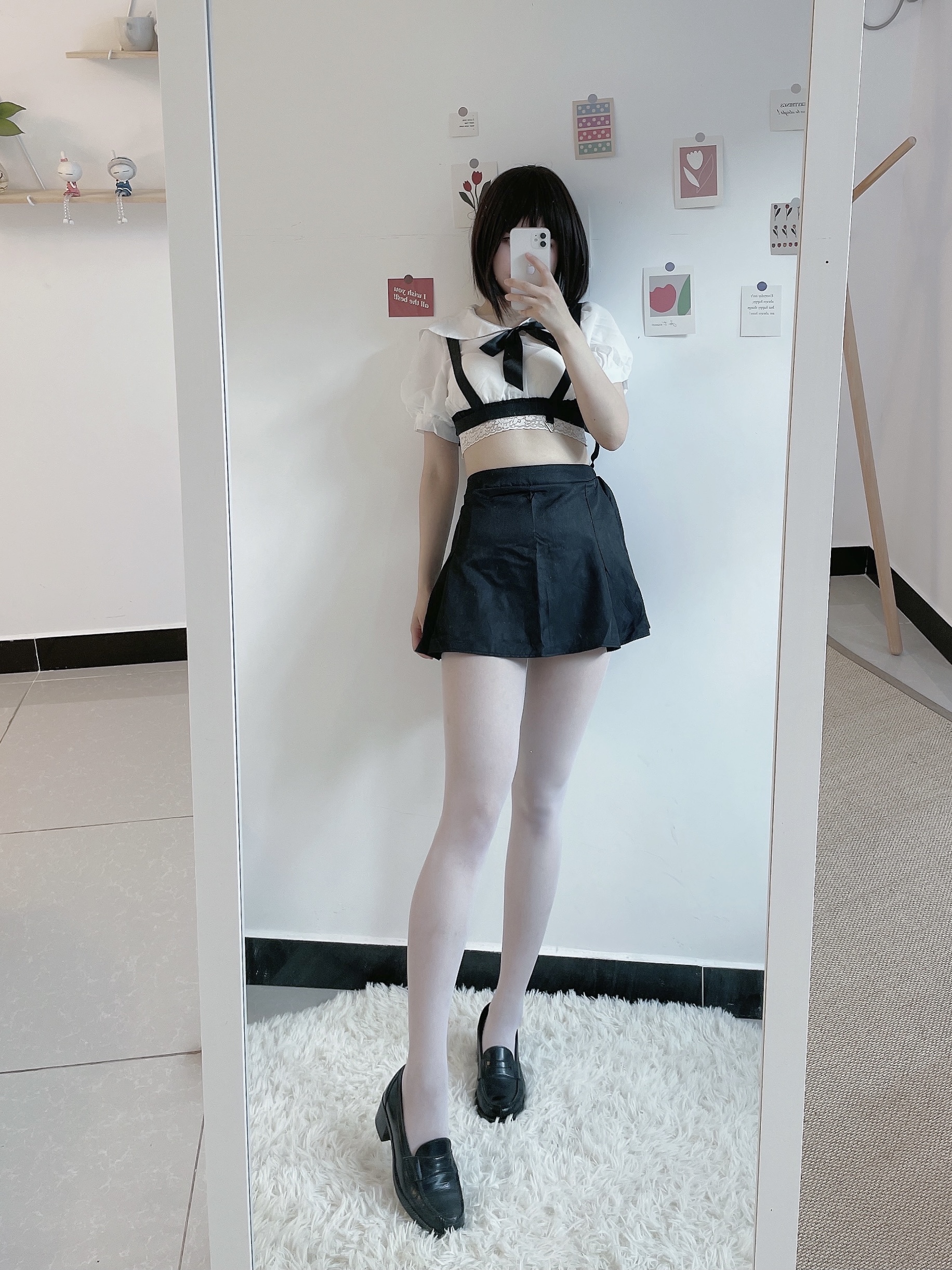 图片[100]-田璐璐 NO.003 — 白丝短裙[100P+3V190M]-六色网