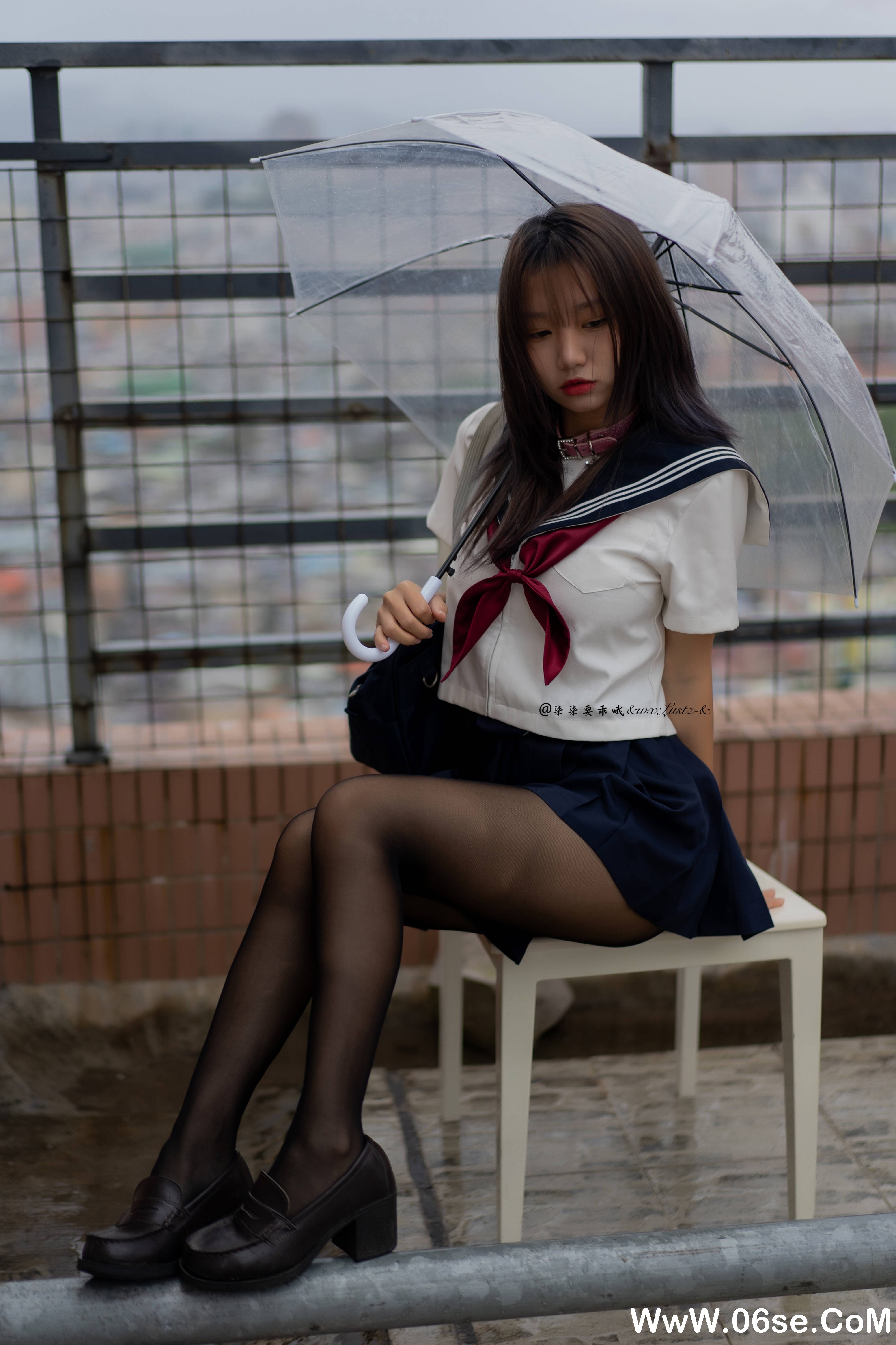 图片[78]-柒柒要乖哦 NO.006 — 天台学姐[80P+1V926M]-六色网