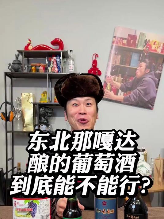 东北那嘎达酿的葡萄酒到底能不能行？#酒 #红酒 #葡萄酒！