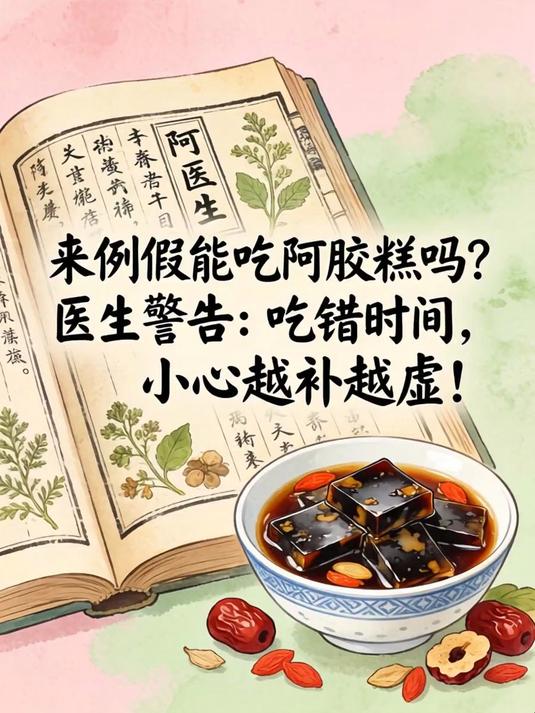 来例假能吃阿胶糕吗?医生警告:吃错时间,小心越补越虚!