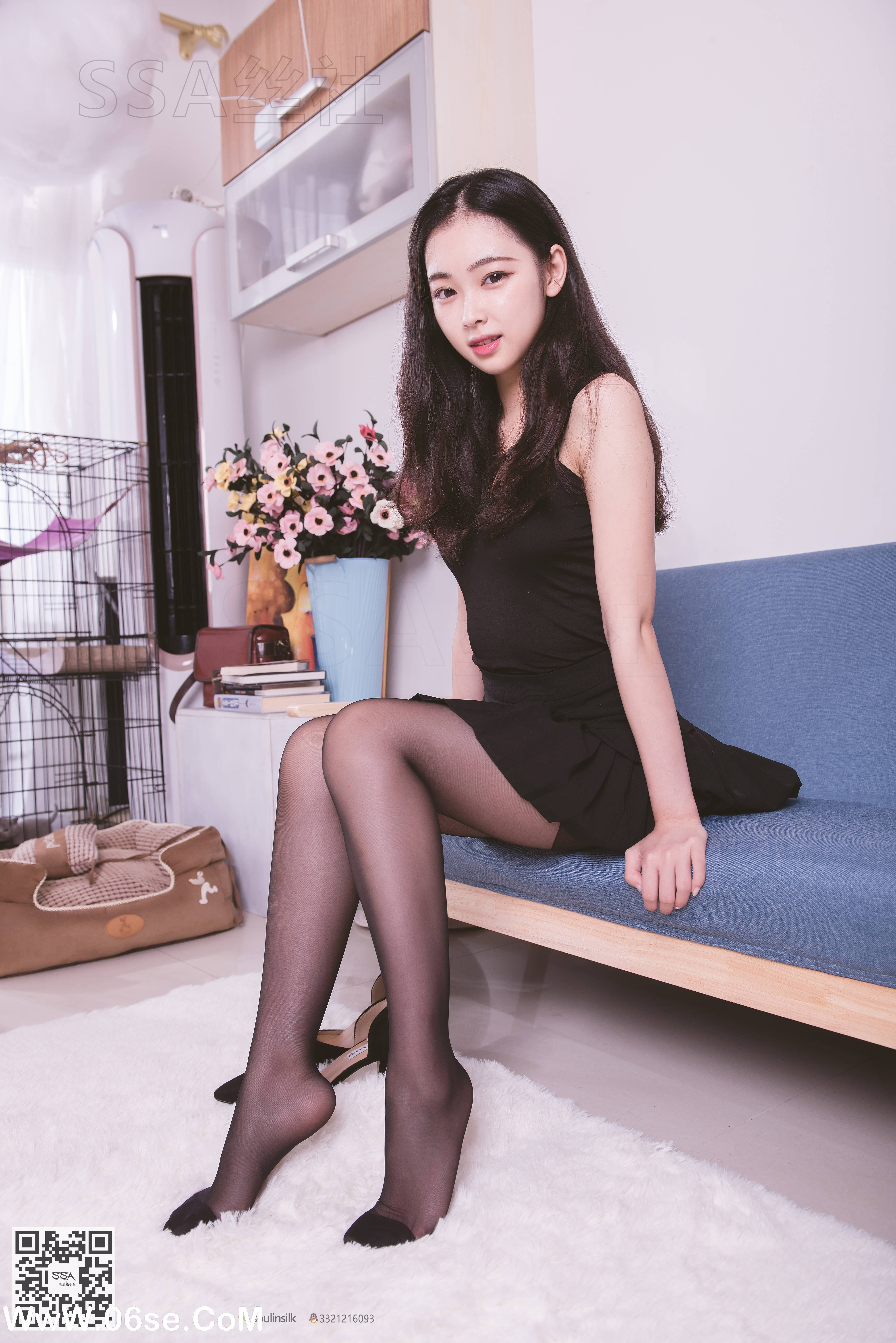 图片[64]-[SSA丝社] NO.122 文娟 无法抵挡的黑色脚尖加固丝袜[129P1.25G]-六色网