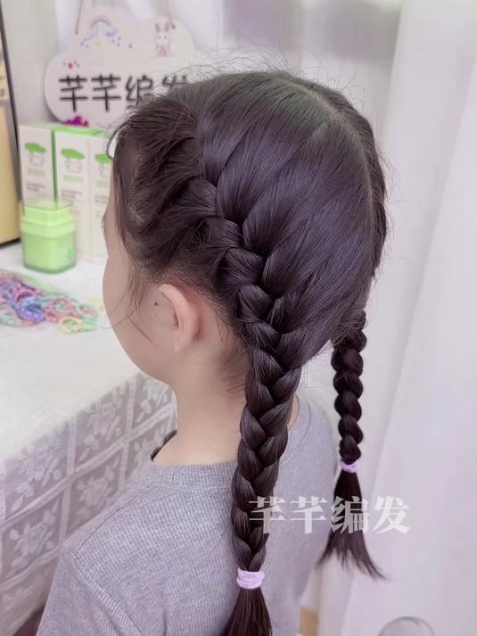 夏日小女孩百搭辫子
