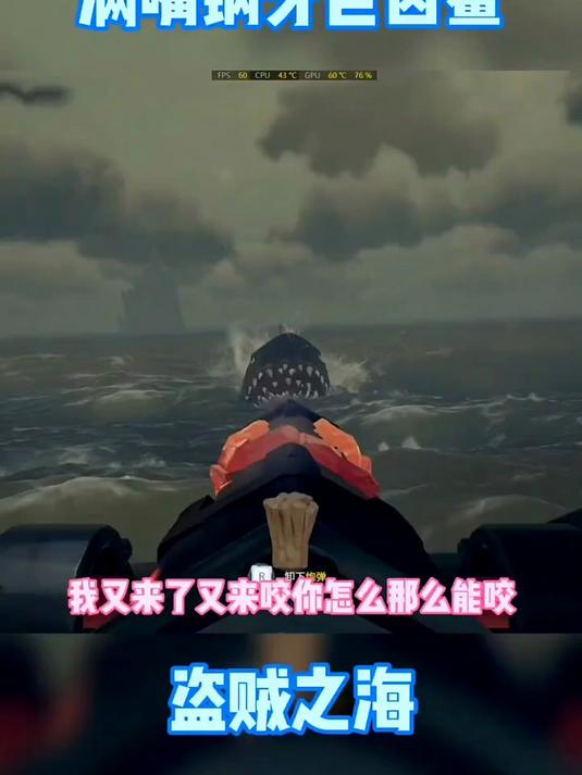这个鲨鱼顽固不灵，还不败在了我的手里，盗贼之海