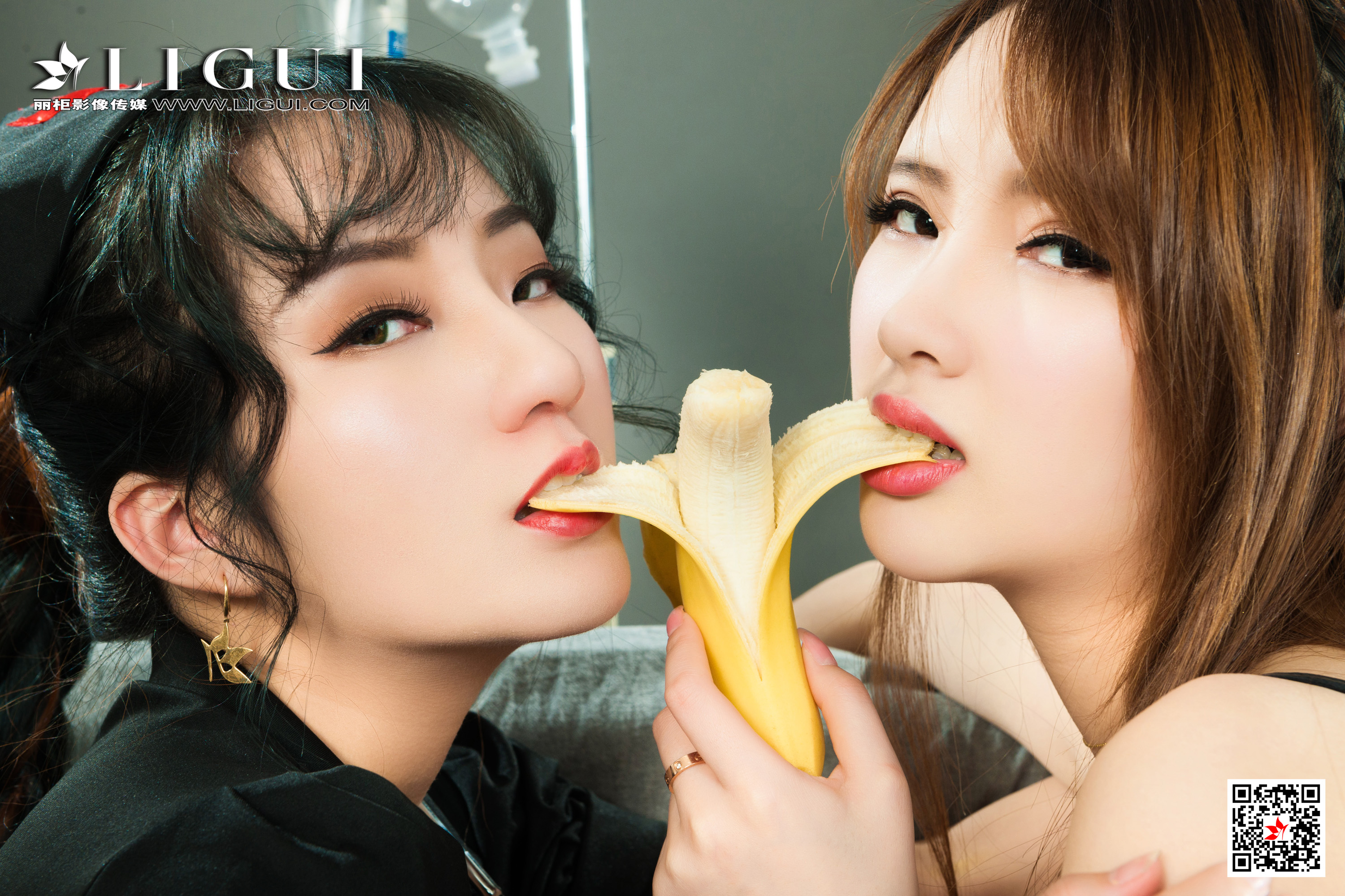 图片[45]-[Ligui丽柜] 2021.03.12 《双生花 超级护理》汐汐&天天-六色网