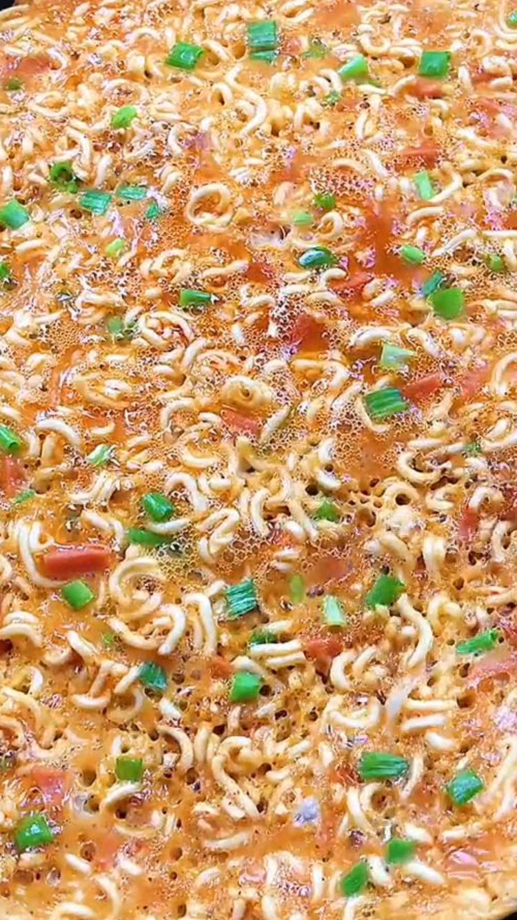 鸡蛋方便面饼
