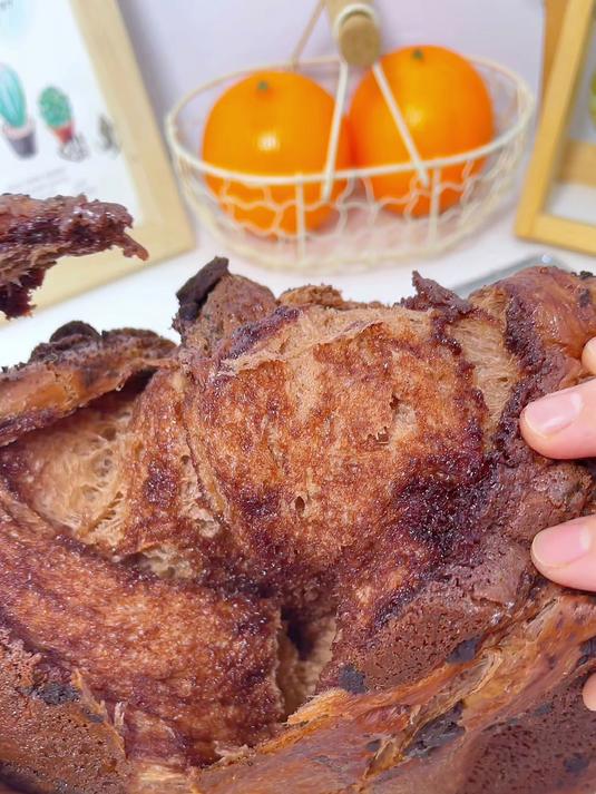 家里有面包机的看过来,可可奶酥吐司