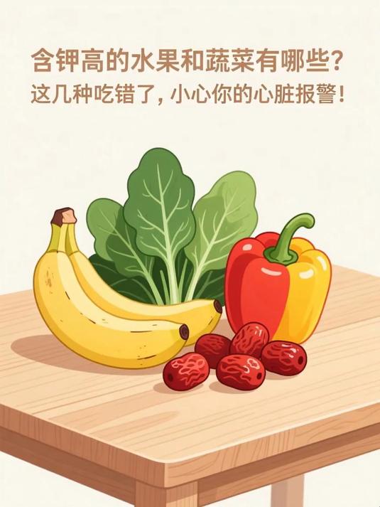 含钾高的水果和蔬菜有哪些?这几种吃错了,小心你的心脏报警!#健康扬帆季#