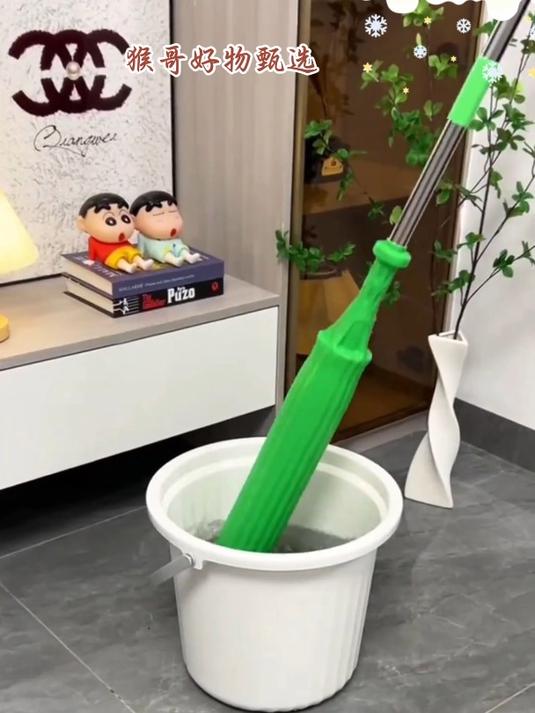 免手洗自拧水旋转拖把拖地方便轻松,快速去水强力去污