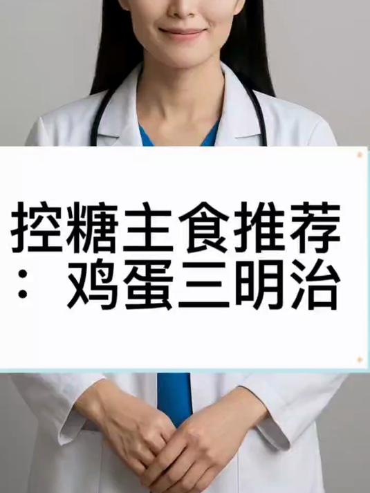 控糖主食推荐:鸡蛋三明治