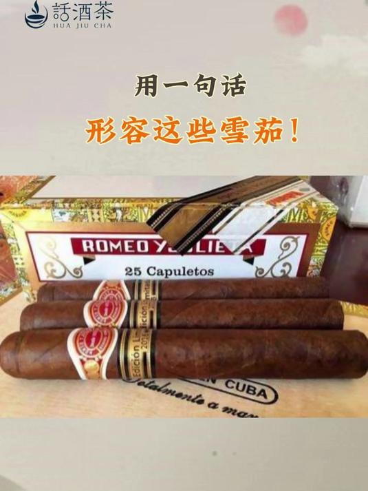用一句话形容这些雪茄!