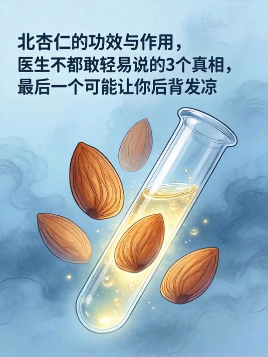 北杏仁的功效与作用,医生都不敢轻易说的3个真相,最后一个可能让你后背发凉