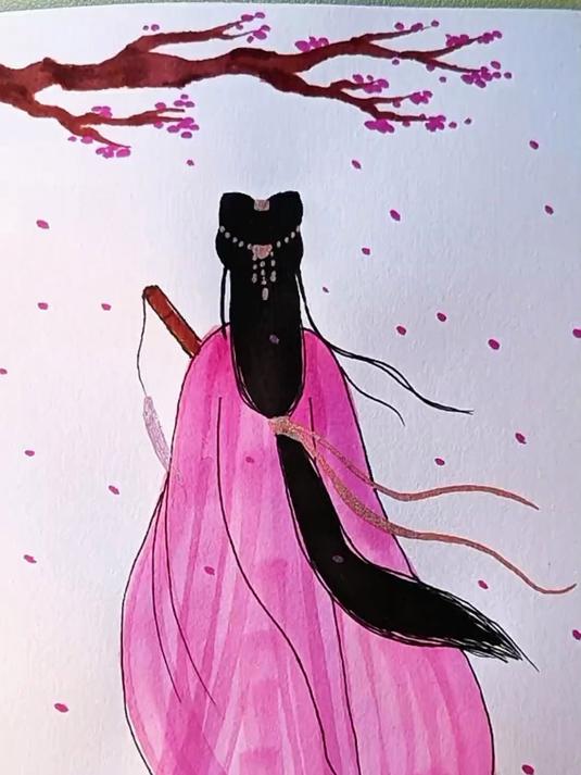 古风人物绘画