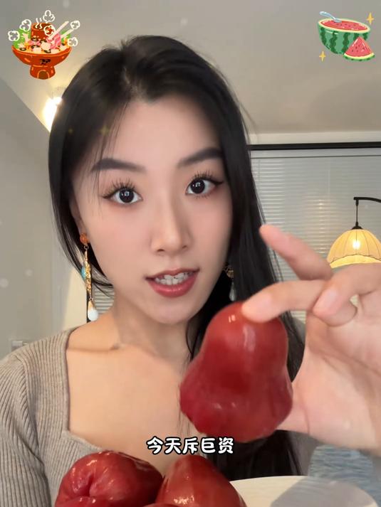 莲雾本味鲜欲滴，脆甜多汁超治愈