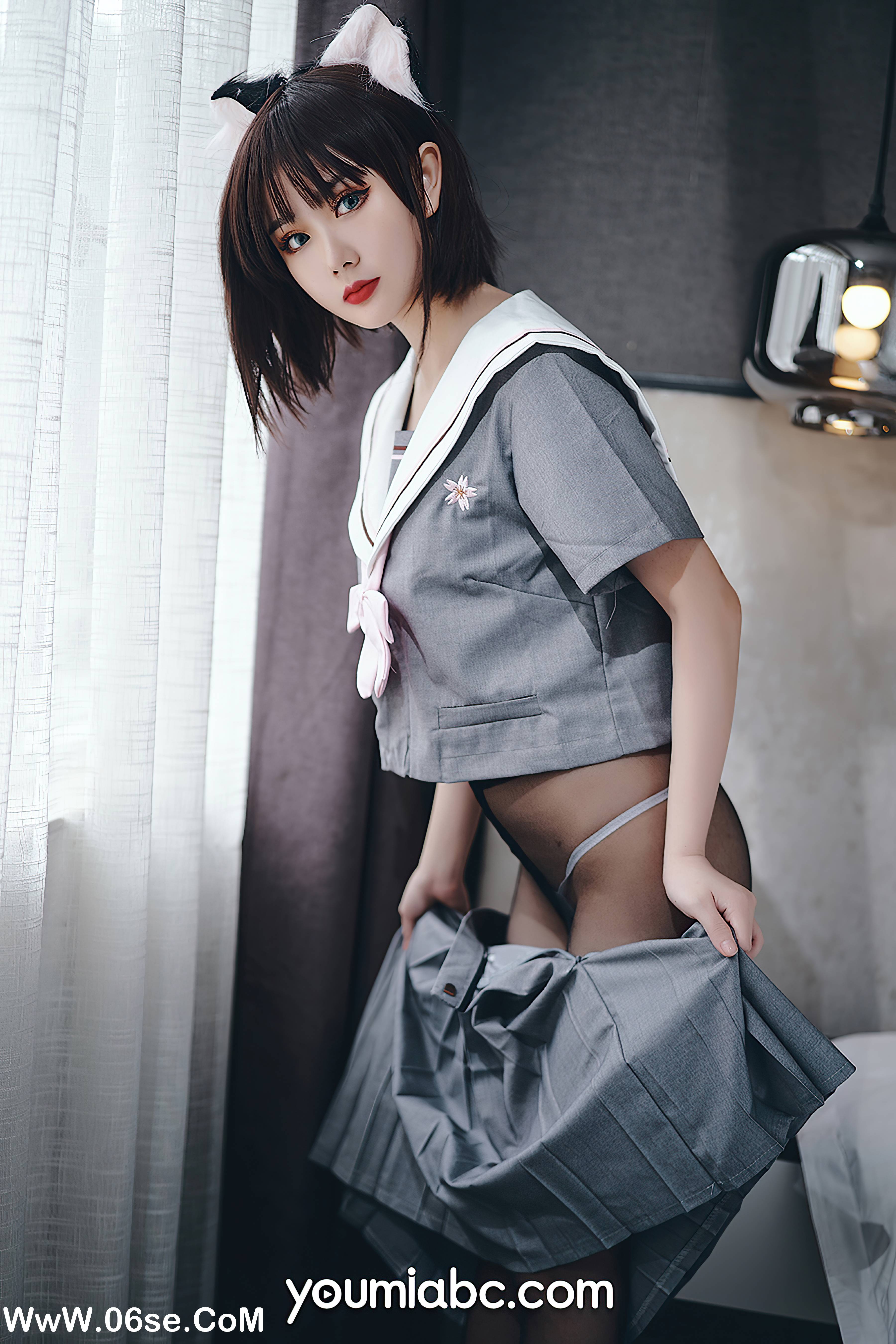 图片[2]-[YouMi尤蜜] 2020.11.10 制服猫娘 您的蛋蛋[43+1P843M]-六色网