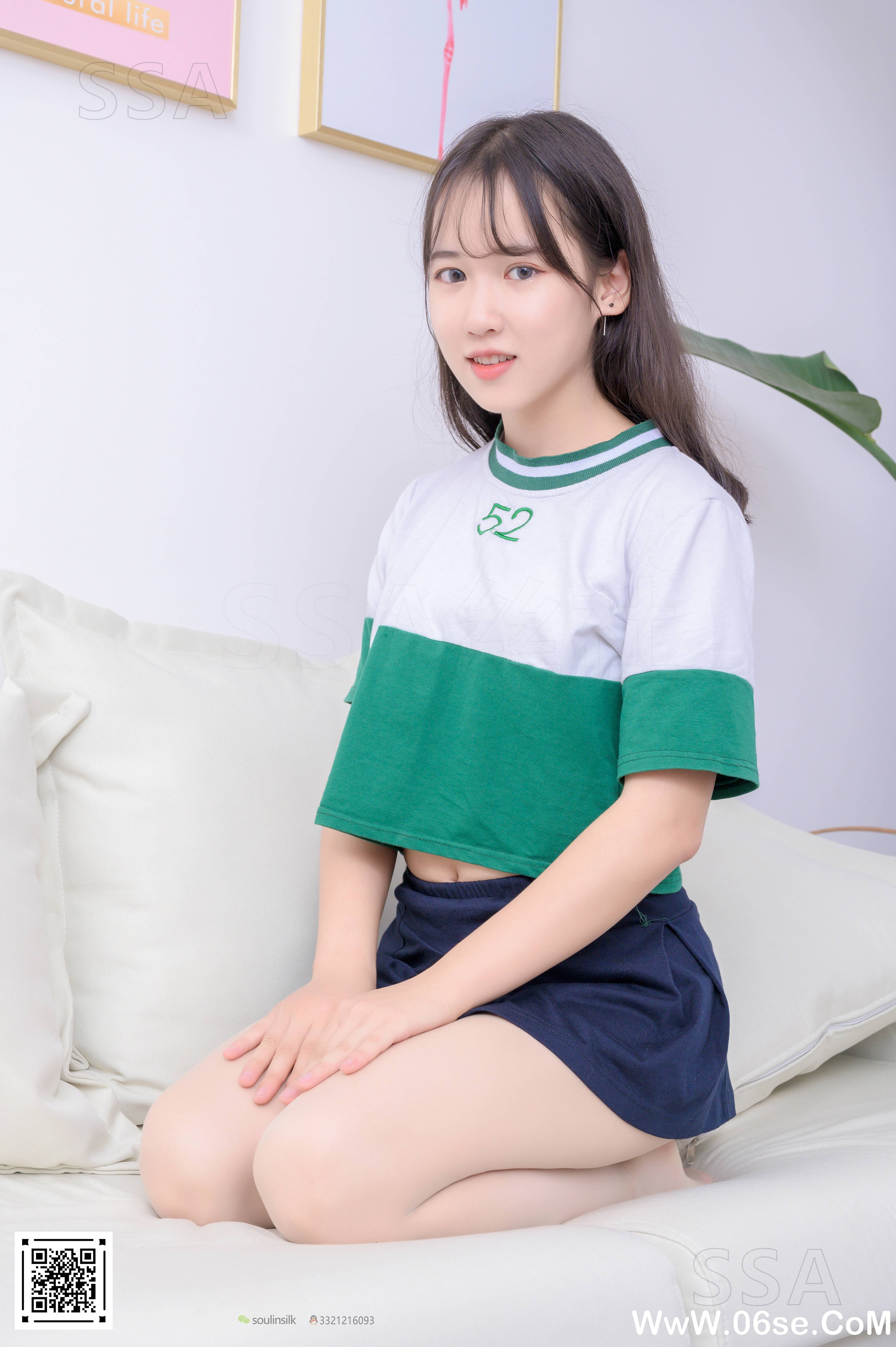 图片[82]-[SSA丝社] NO.215 小夏 齐臀短裙（上）[99P1.22G]-六色网