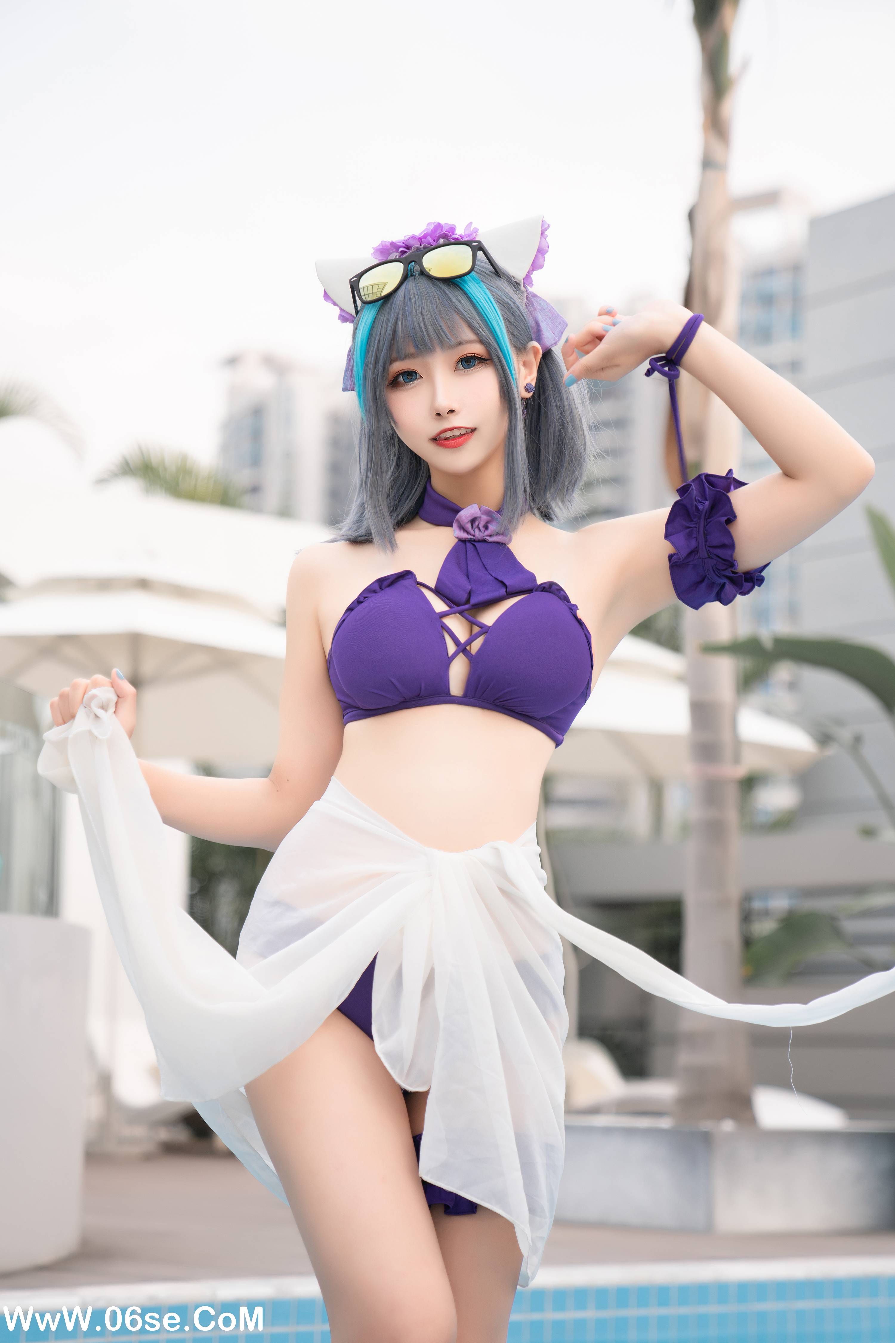 图片[32]-Momoko葵葵 NO.018 – 柴郡水着[40P+1V313M]-六色网