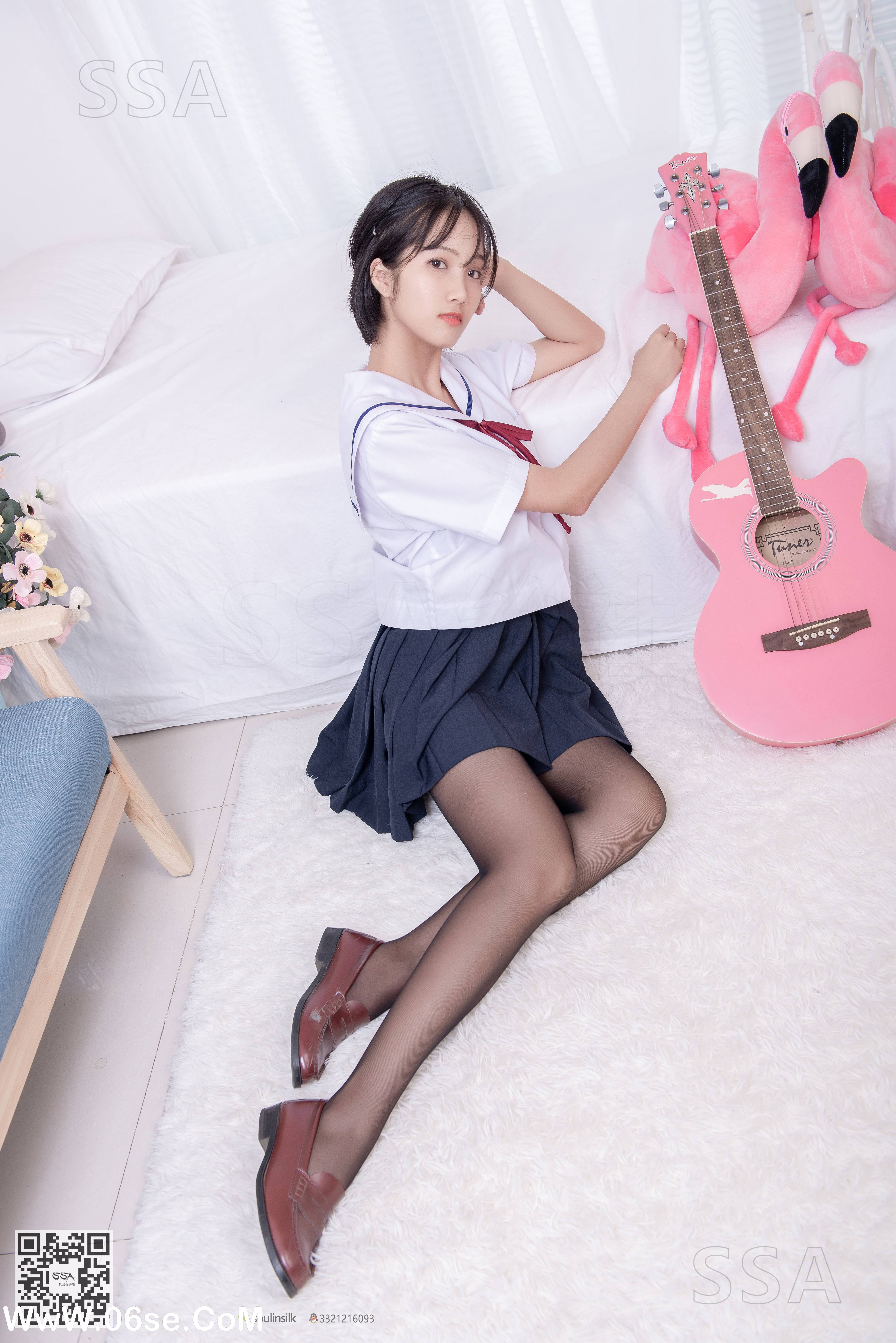 图片[19]-[SSA丝社] NO.169 小佩 JK制服黑丝[148P1.68G]-六色网