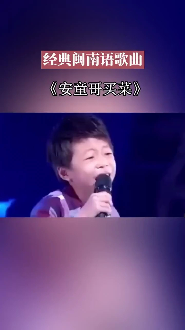 闽南语经典歌曲～安童哥买菜