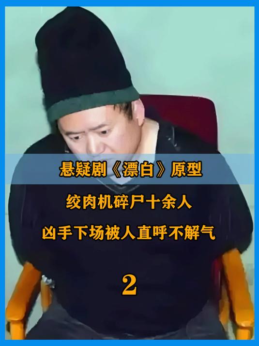 悬疑《漂白》原型:绞肉机碎尸十余人,凶手下场让人直呼不解气2