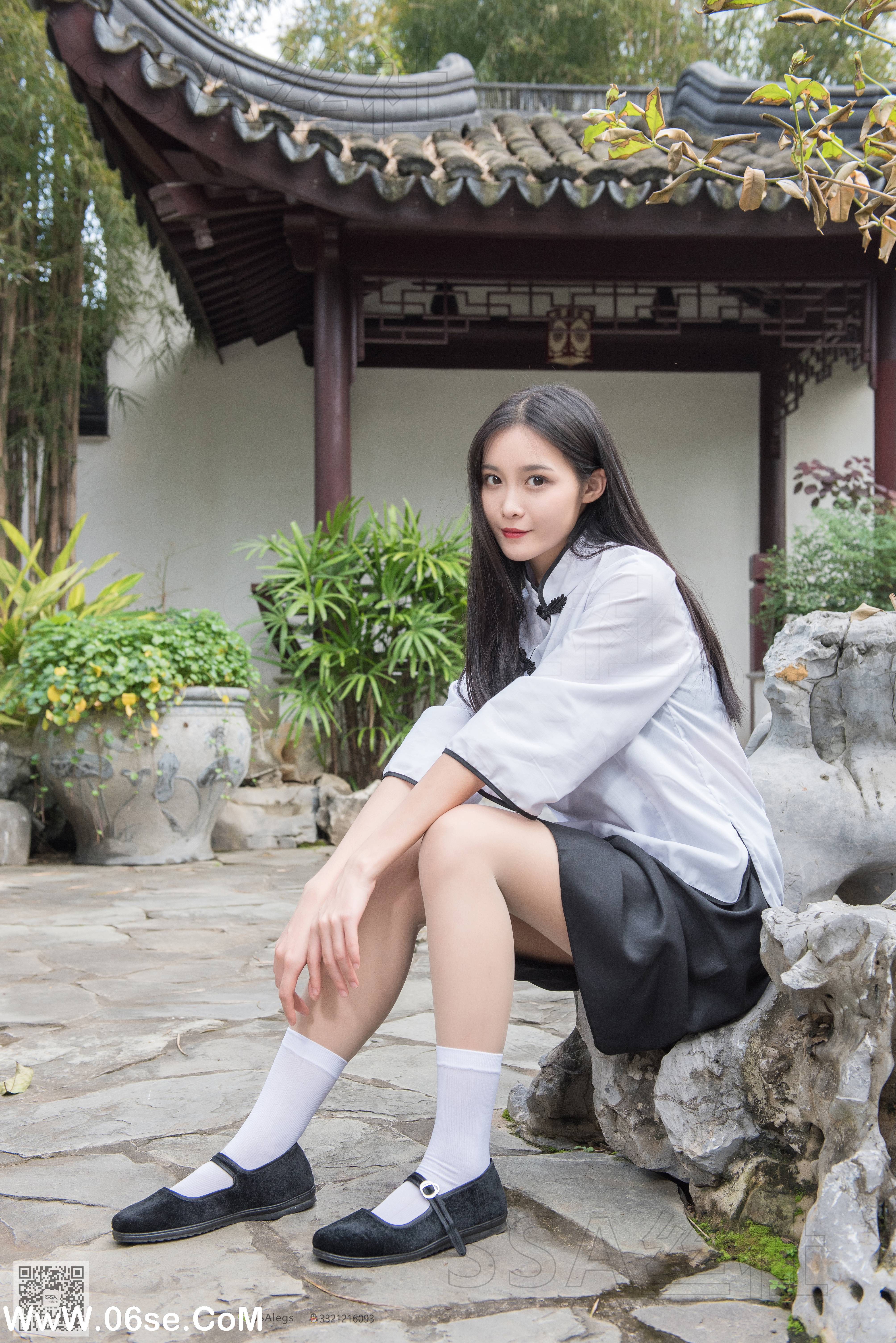 图片[66]-[SSA丝社] NO.068 君君 民国学妹肉丝白袜[120P1.85G]-六色网