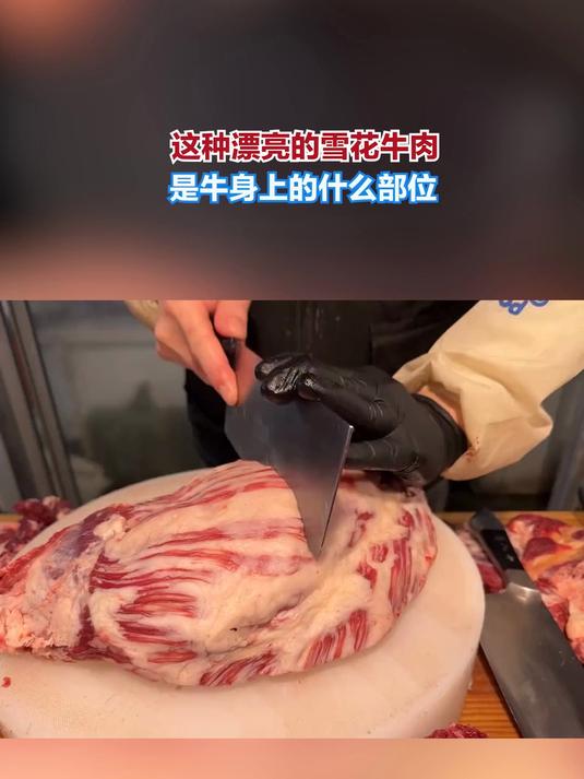 这种漂亮的雪花牛肉在什么位置