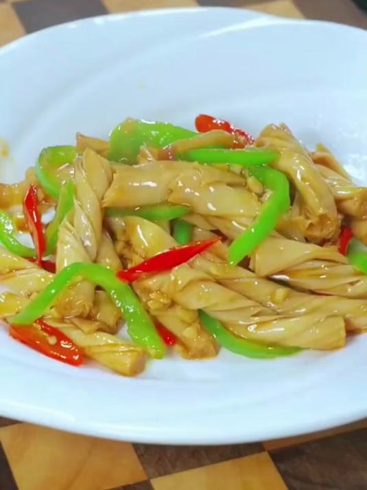 无盐粒豆筋卷豆丁大豆素肉干货豆棍豆制品凉拌火锅辣条食材#好物推荐#