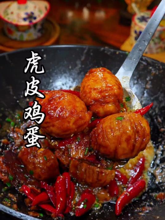 儿子连吃3个虎皮鸡蛋，做法简单