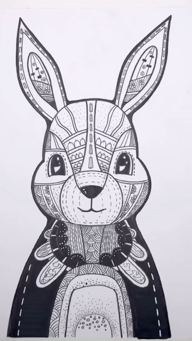 创意美术|黑白装饰画