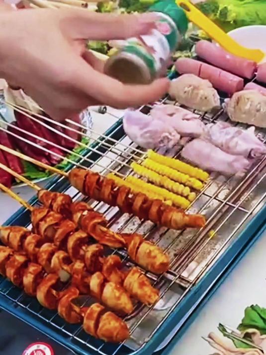 家用无烟电烤炉!室内户外烤肉机,电烤盘煎烤一体轻松享烧烤自由