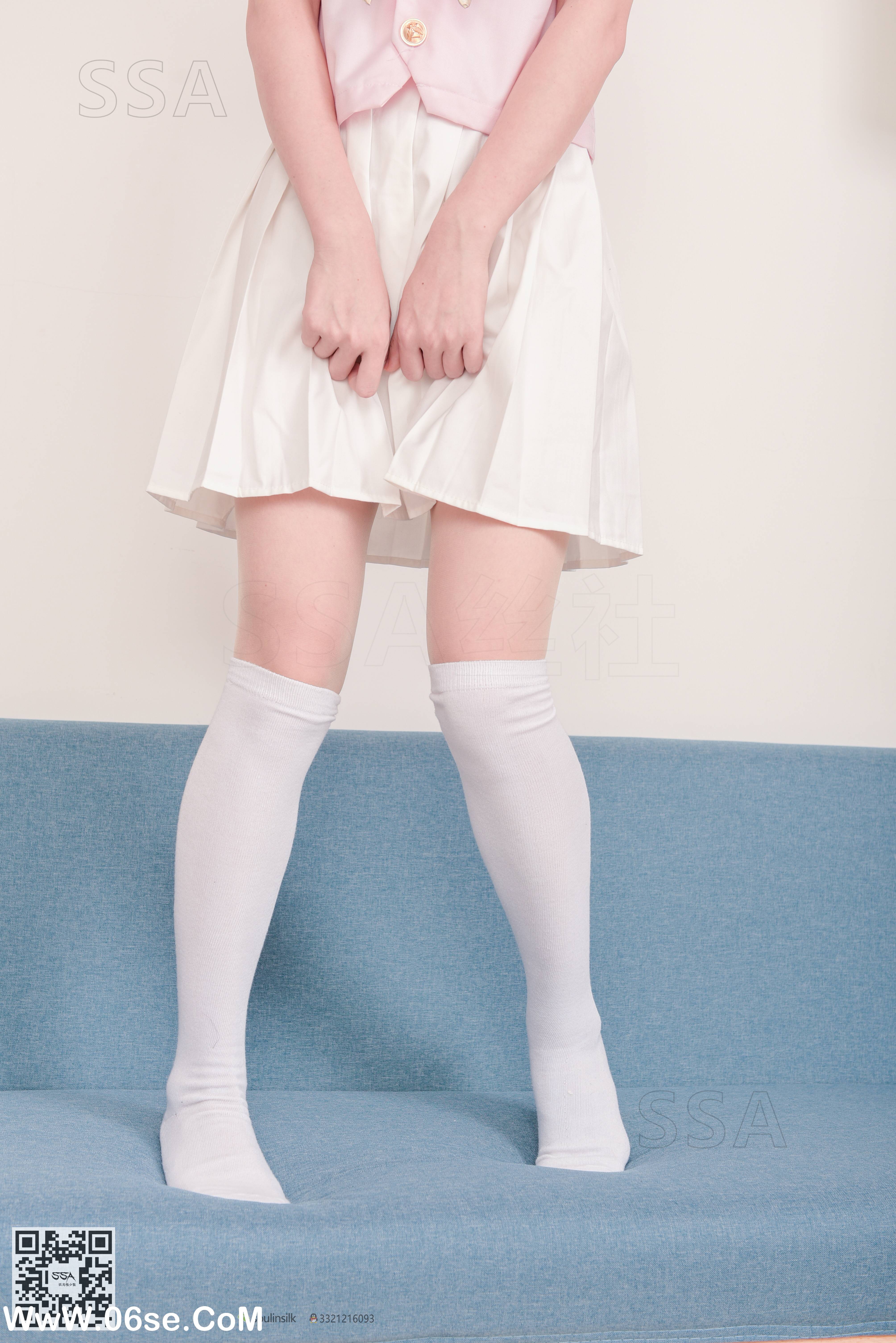 图片[56]-[SSA丝社] NO.144 丹丹 粉色JK制服的穿搭示范[195P2.56G]-六色网