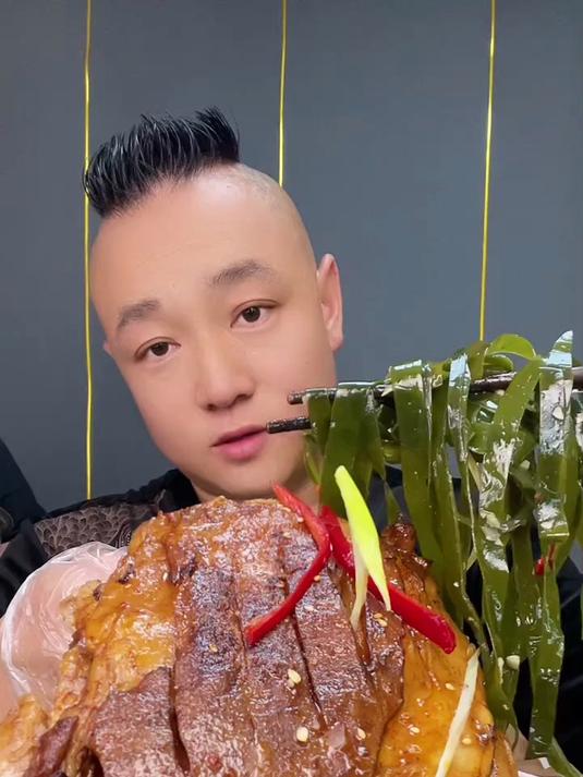 红烧羊排凉拌海鲜