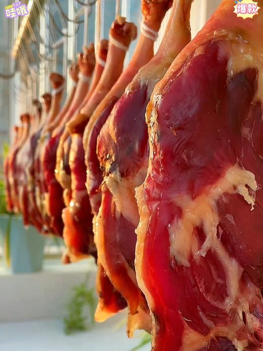 农家风干大鸭腿咸香入味不管怎么做都好吃