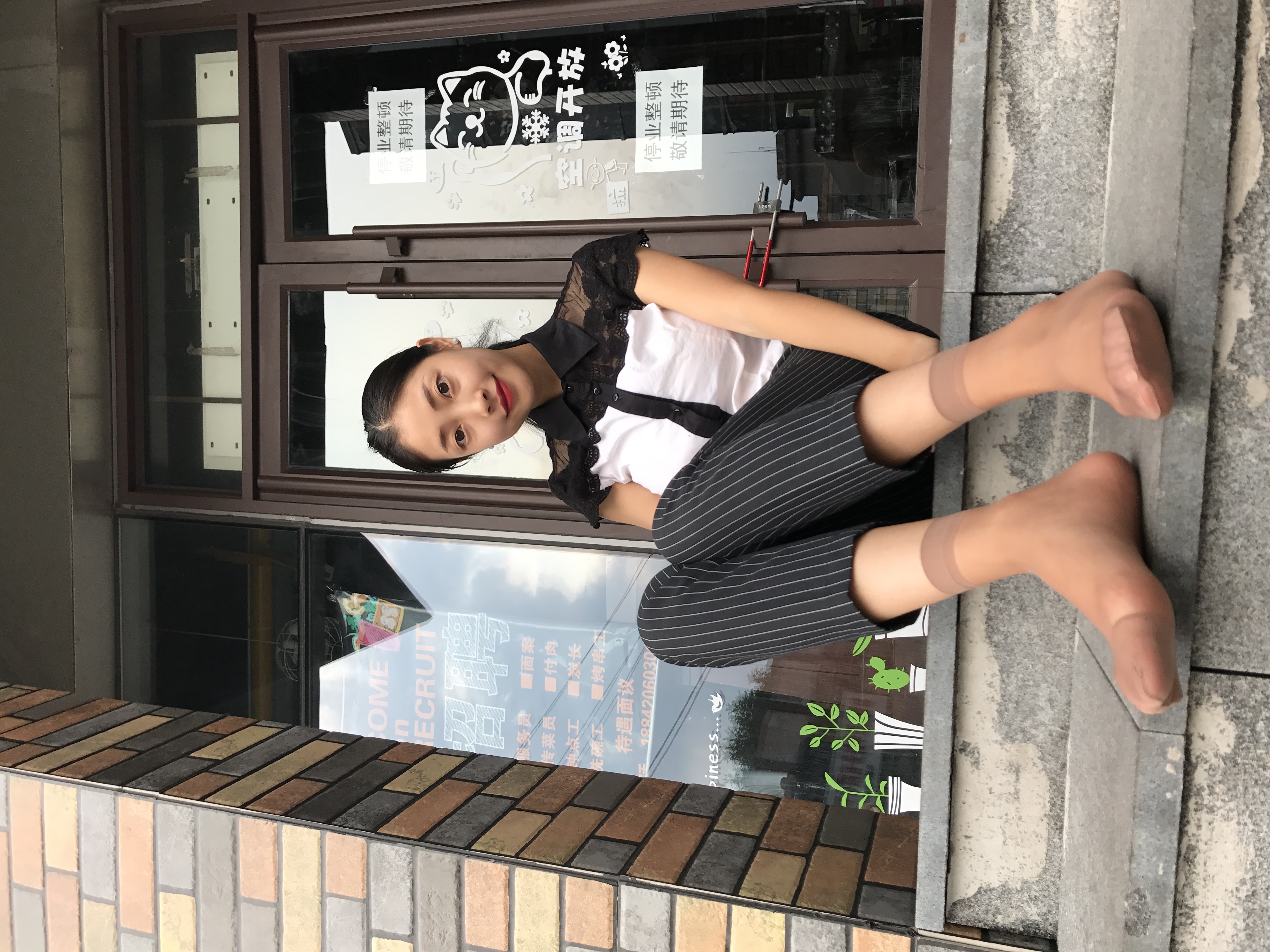 图片[15]-学妹校园寝室短丝系列028期 马欢[190P365M]-六色网
