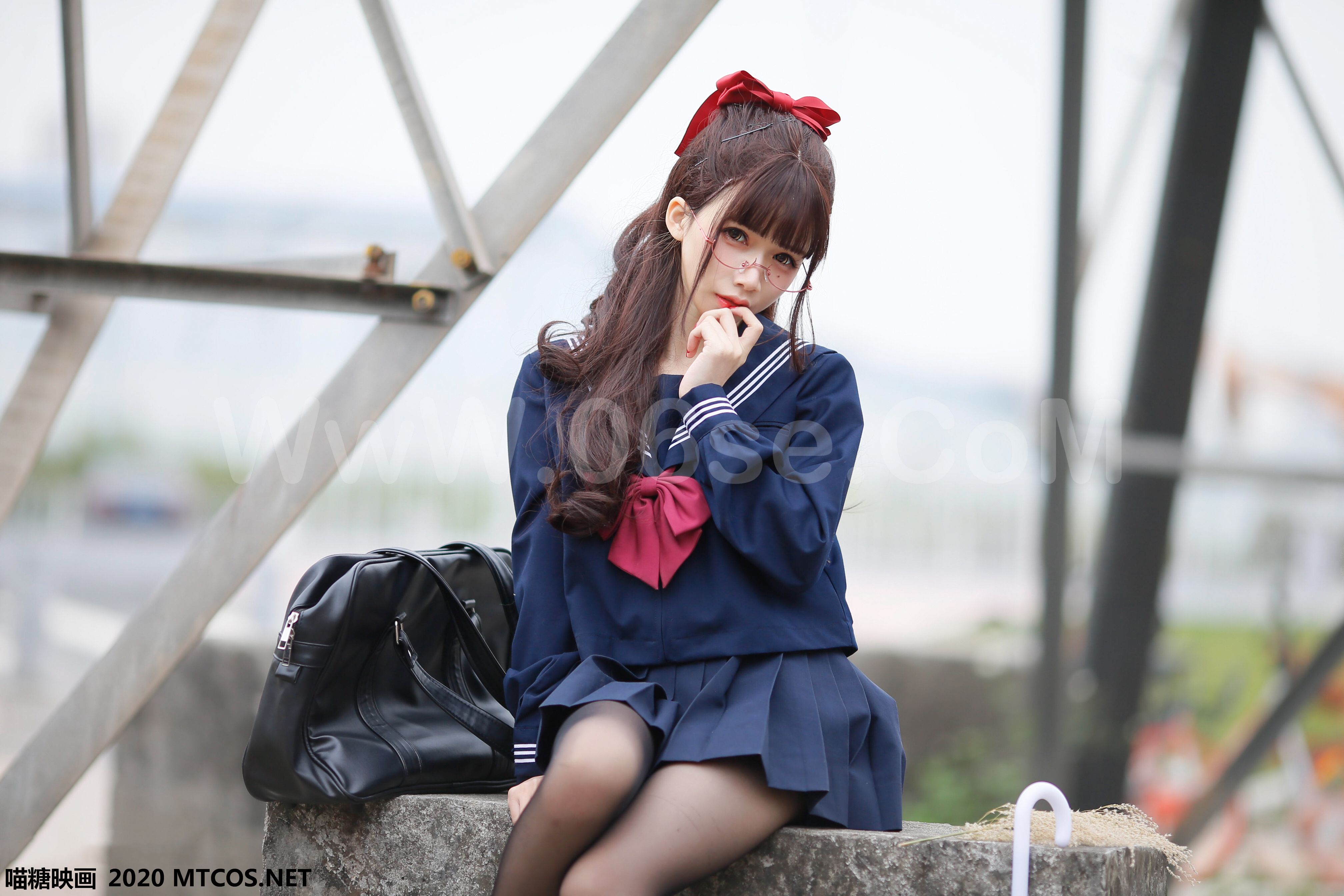 图片[4]-[MTCos] 喵糖映画 Vol.098 渡边爻爻爻子 JK制服少女-六色网