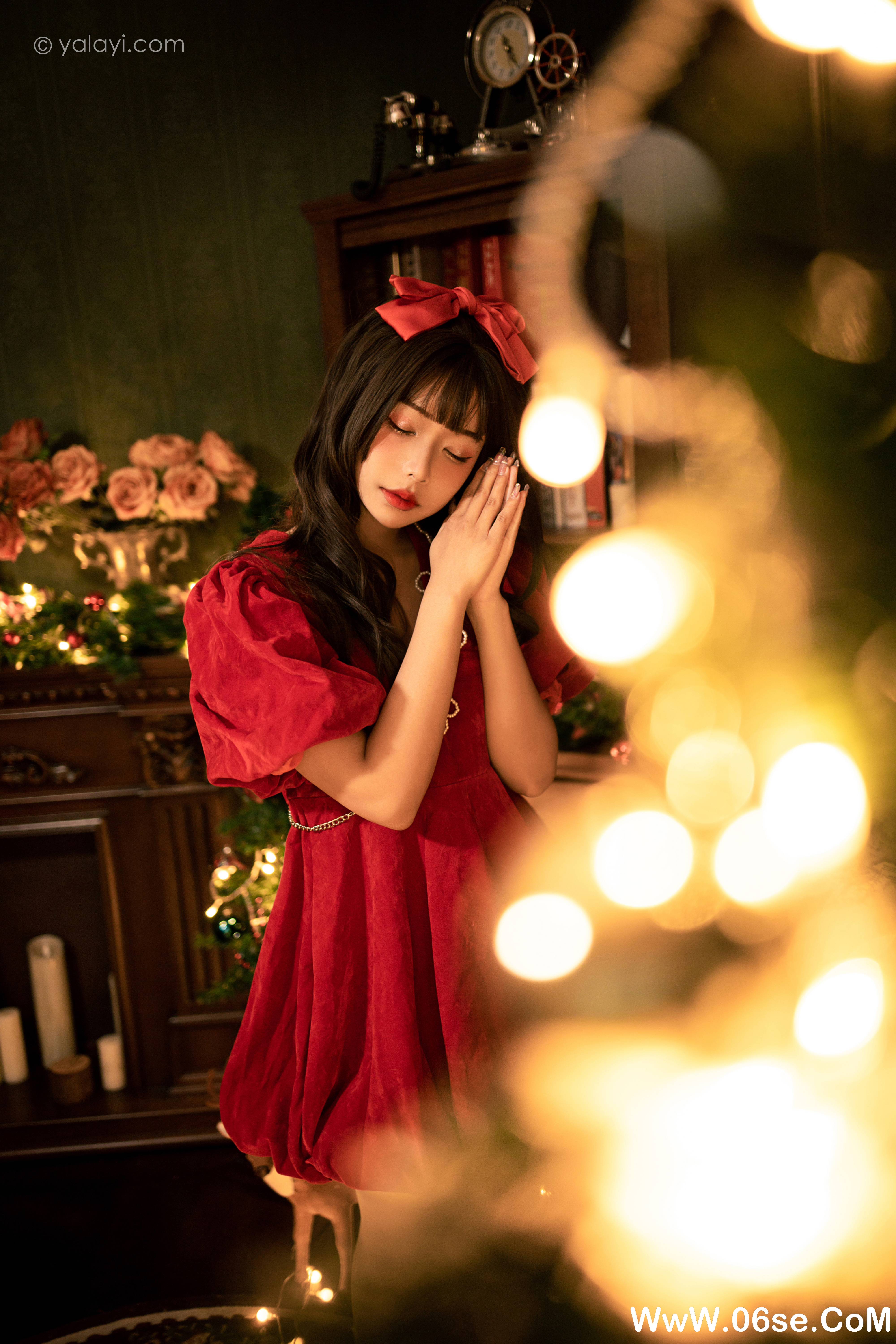 图片[7]-[YALAYI雅拉伊] 2021.12.20 NO.875 阿禾《快乐圣诞》[40+1P701M]-六色网