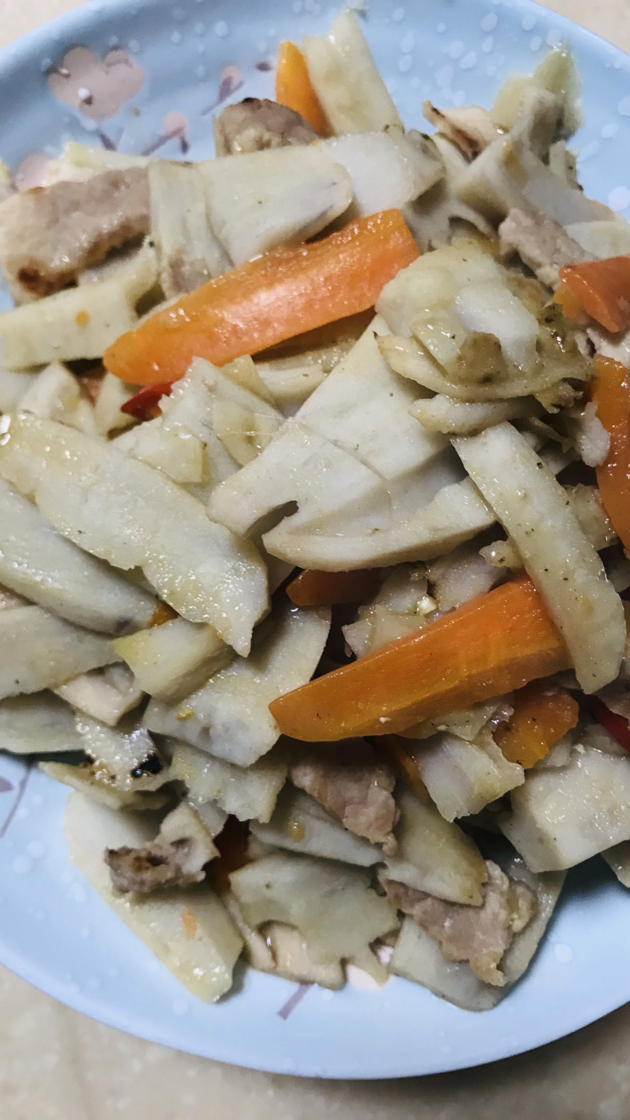 莲藕炒肉片