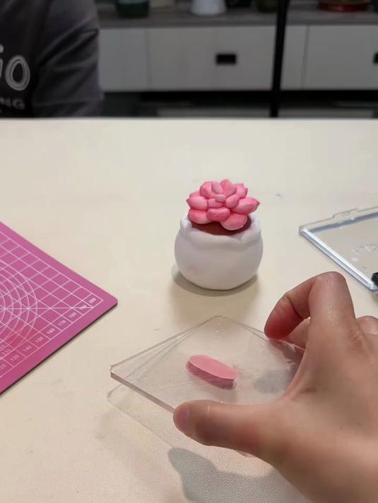 用粘土做多肉也太好看了吧！