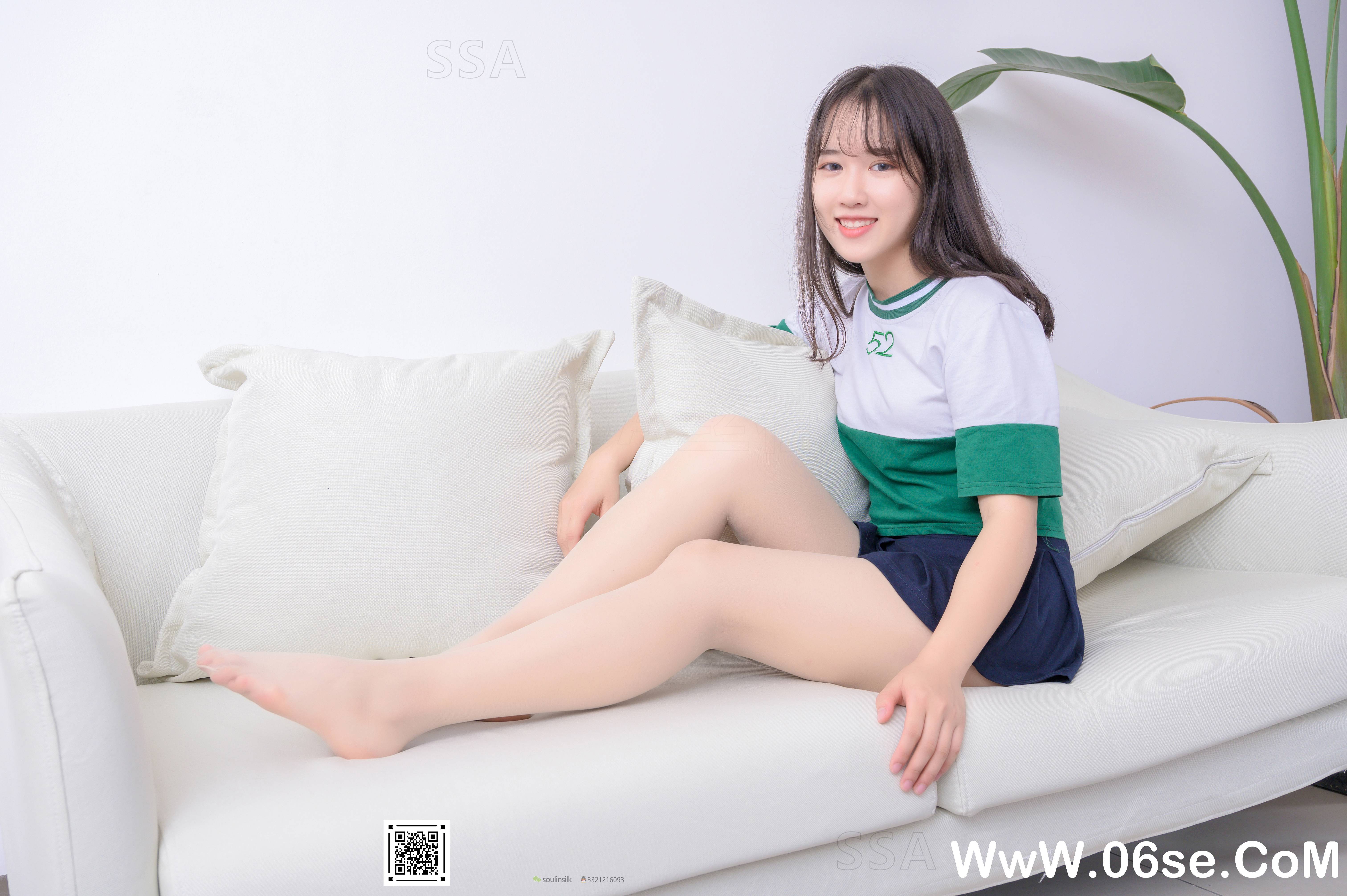 图片[67]-[SSA丝社] NO.215 小夏 齐臀短裙（上）[99P1.22G]-六色网