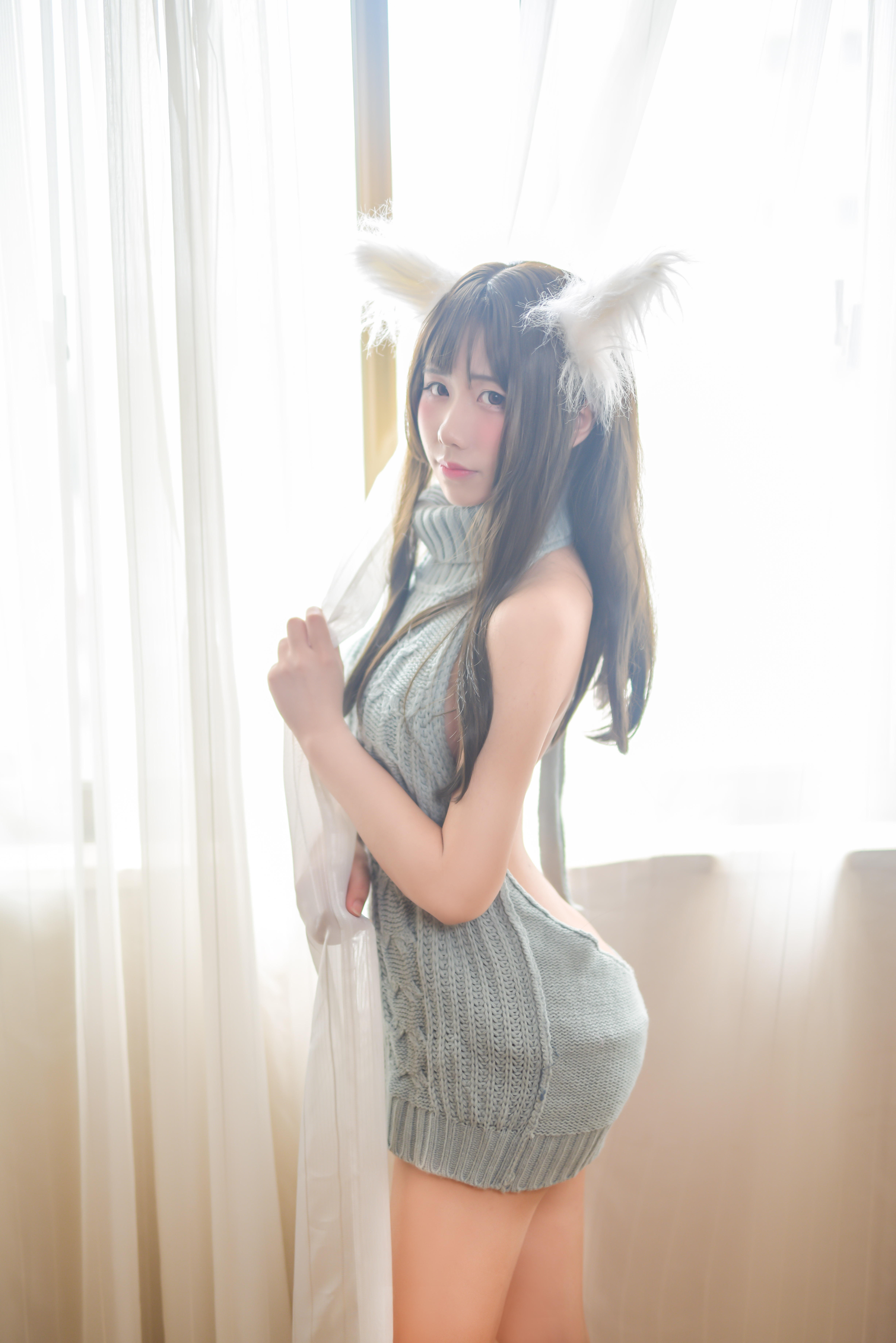 图片[21]-九曲Jean NO.024 – 露背毛衣[44P90M]-六色网