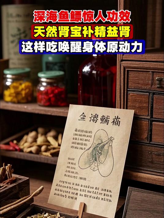 深海鱼鳔惊人功效，天然“肾宝”补精益肾，这样吃唤醒身体原动力