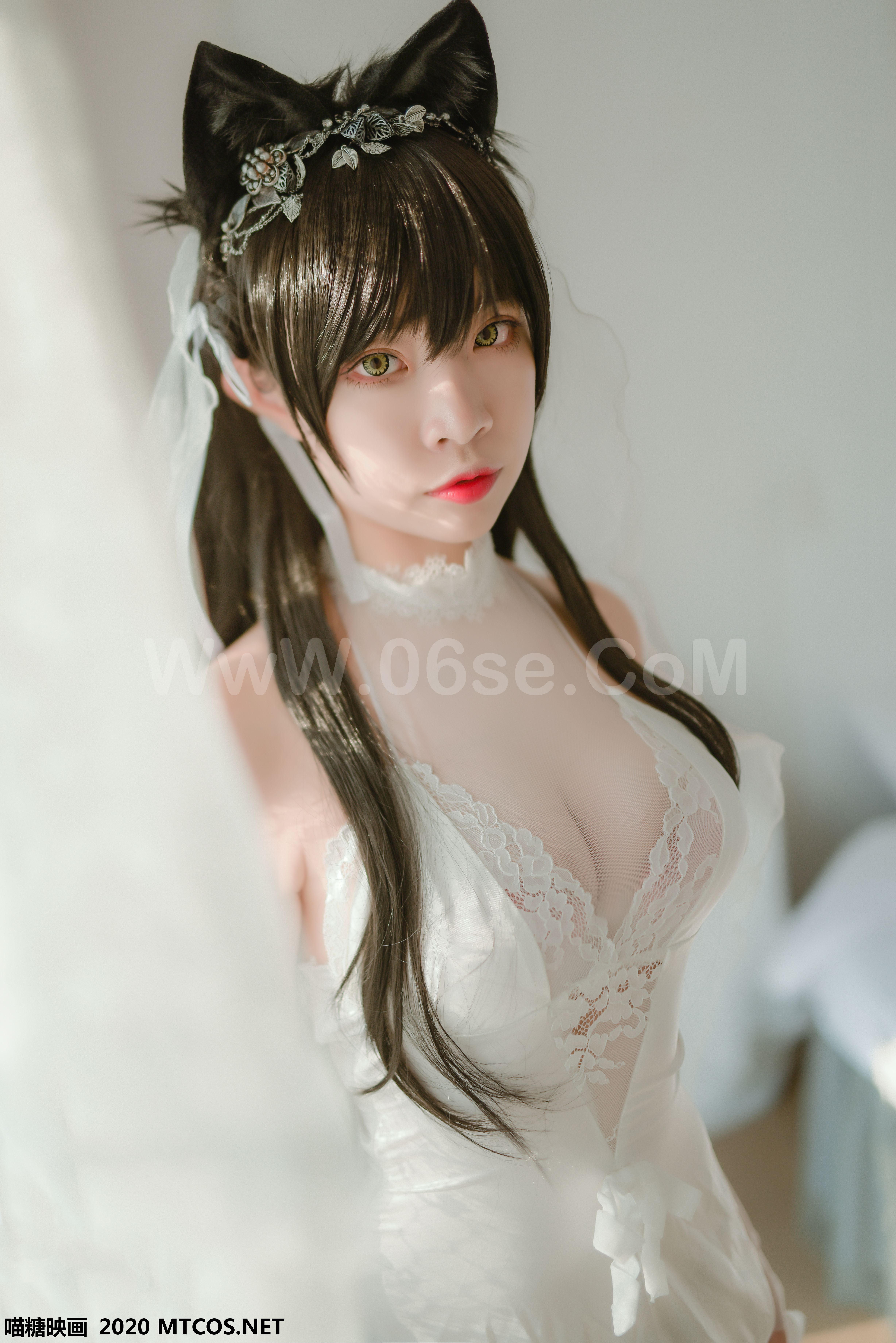 图片[34]-[MTCos] 喵糖映画 Vol.100 二佐Nisa 婚纱爱宕-六色网