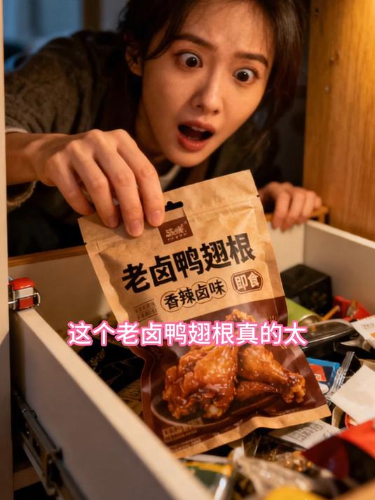 老卤鸭翅根零食解馋卤味鸭腿翅根休闲鸭肉小吃即食鸭货香辣鸭小腿