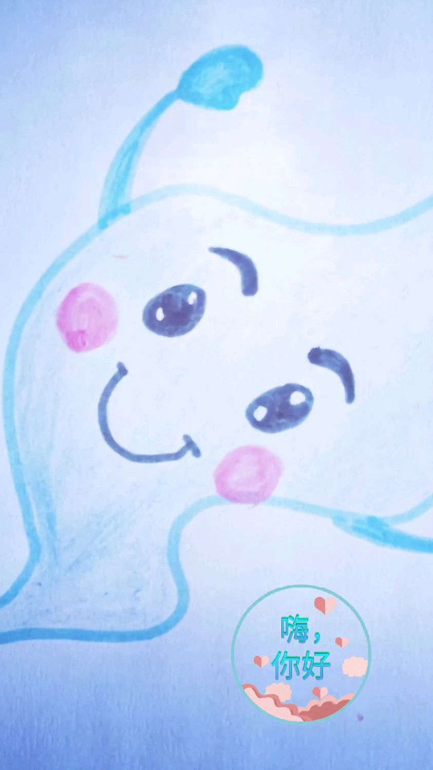 儿童简笔画小水滴